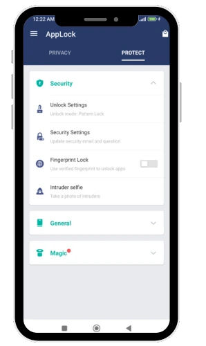 AppLock Security Settings